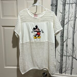 Vintage Mickey Disney Swim Suit Cover Up USA